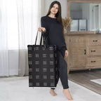 Cesto portabiancheria pieghevole Sweet Jojo Designs con manici per bambino, bambina, unisex/neutro con fantasia Boho Hatch bianco e nero