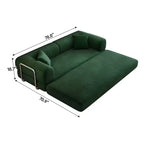 Divano Letto Moderno Convertibile FurnitureR con Materasso Estraibile, Divano Imbottito con Seduta Profonda per Soggiorno, Camera degli Ospiti o Appartamento