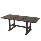 Set da pranzo rustico da 6 pezzi con tavolo allungabile, tavolo da pranzo con cavalletto da 195,3 cm e 4 sedie da pranzo imbottite, 1 panca