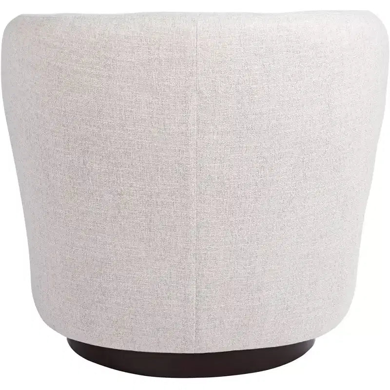 Poltrona girevole occasionale Pomona Off-White 30 Wide Wheat