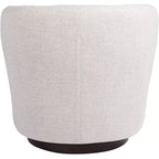 Poltrona girevole occasionale Pomona Off-White 30 Wide Wheat
