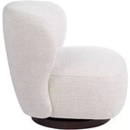 Poltrona girevole occasionale Pomona Off-White 30 Wide Wheat