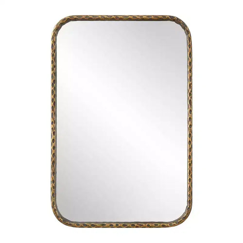 Uttermost A Little Knotty Bronze 20 x 30 Rectangular Vanity Mirror