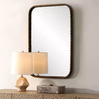 Specchio da trucco rettangolare A Little Knotty Bronze 20 x 30