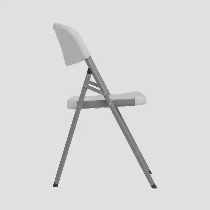 Sedie pieghevoli in granito bianco