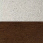 Sgabelli da bar girevoli altezza bancone beige/marrone medio (set da 2)