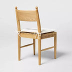 Sedie da pranzo in legno Cardamine, confezione da 2, naturale
