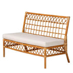 Set Adalina Rattan Angolare da Pranzo (4 Pezzi): Cuscini Morbidi, Tavolo Rotondo, Nessun Montaggio Richiesto