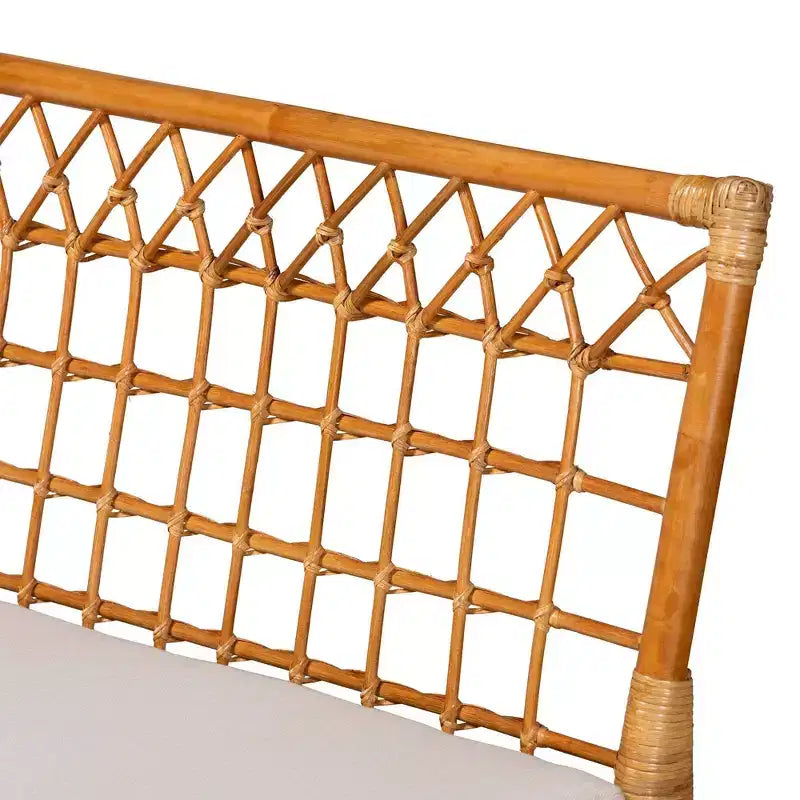 Set Adalina Rattan Angolare da Pranzo (4 Pezzi): Cuscini Morbidi, Tavolo Rotondo, Nessun Montaggio Richiesto