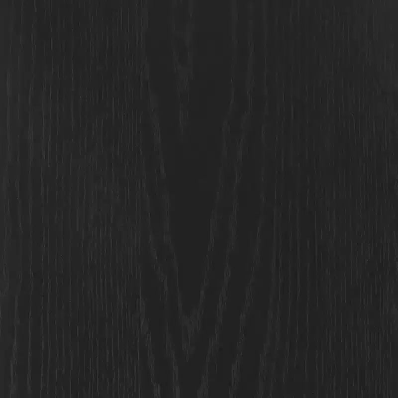 Comodino scanalato Jasper Wood nero