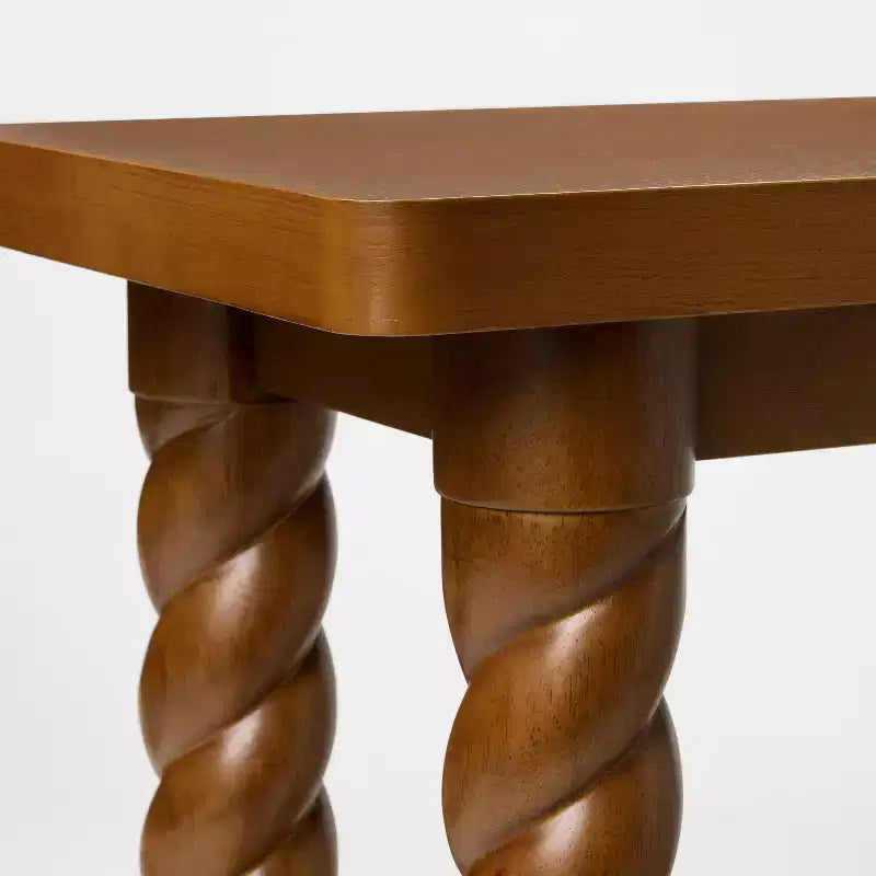 Consolle da 60'' con gambe intrecciate