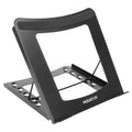 Mount-It! Laptop Stand For Desk Adjustable Height | Solid Steel Laptop Riser | 5 Adjustable Heights | Properly Positions Head, Neck, Back & Wrists