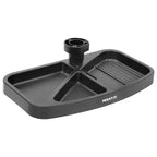 Mount-It! Under Desk Swivel Storage Tray | Ergonomic Undermount Shelf Organizer Holds Office Supplies | Mounts to Desktops Tables and Workbenches