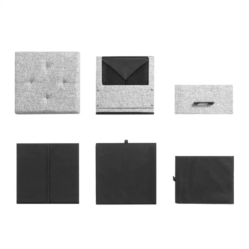 Best Price Mattress Pouf Contenitore Pieghevole Stockbox a 15 Cubi con Cassetto