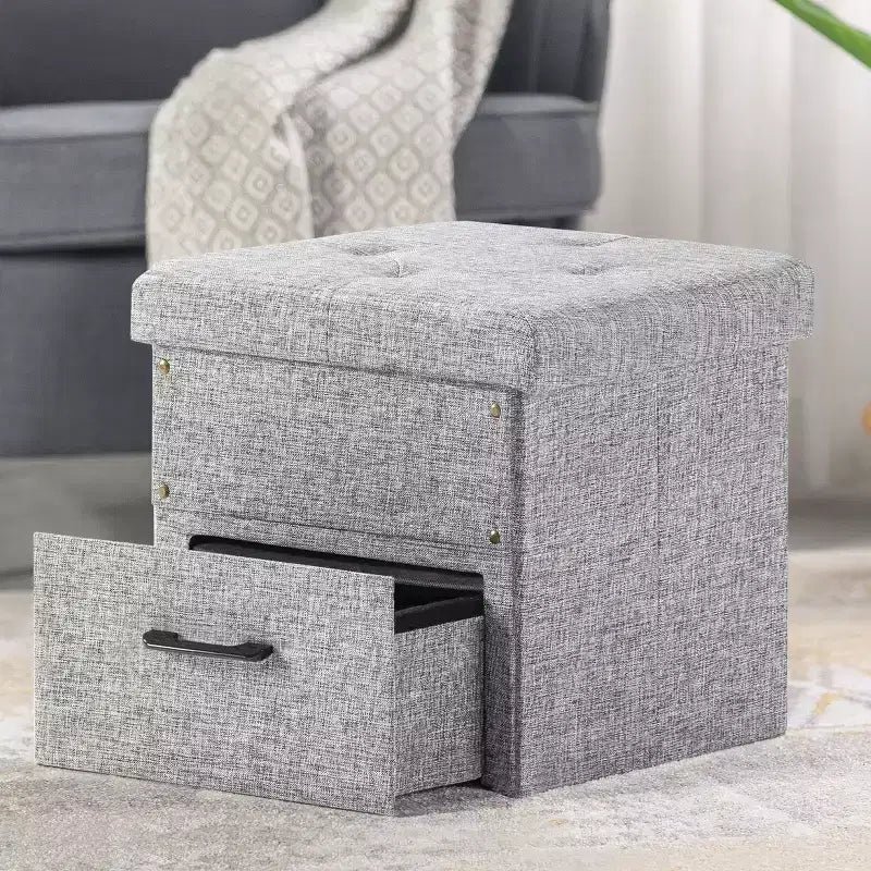 Best Price Mattress Pouf Contenitore Pieghevole Stockbox a 15 Cubi con Cassetto