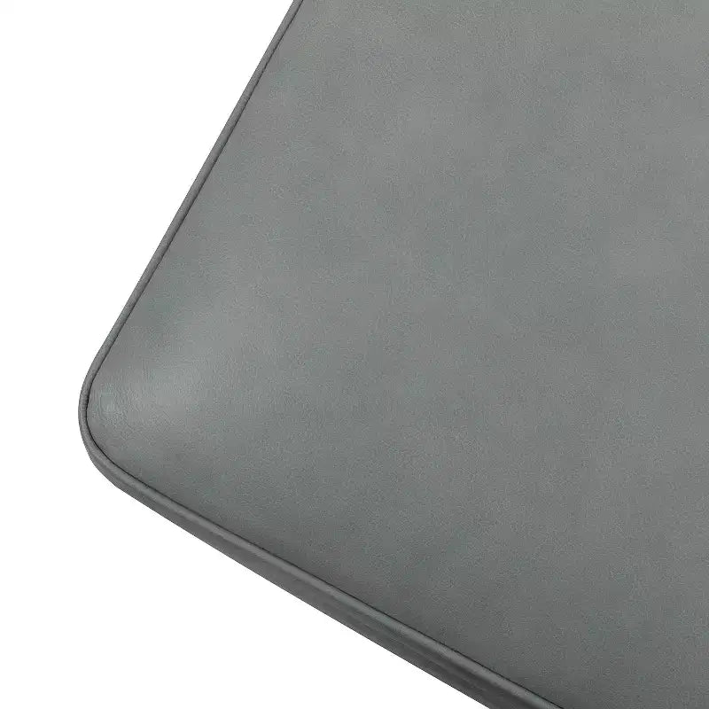 Pouf da salotto contemporaneo Benito 26,5" in vera pelle | ART OF LIVING DESIGNS