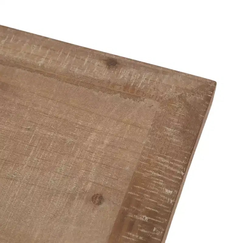 Kate e Laurel Wyldwood Scrivania Rettangolare in Legno, 46x24x30, Marrone Rustico