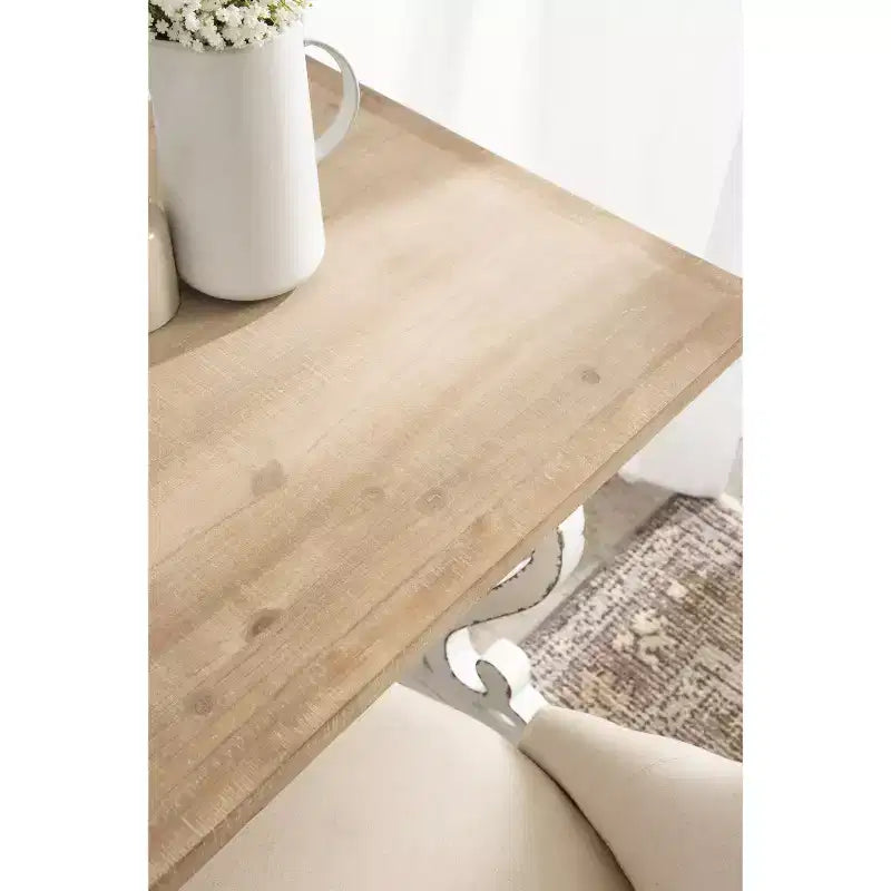 Kate e Laurel Wyldwood Scrivania Rettangolare in Legno, 46x24x30, Marrone Rustico