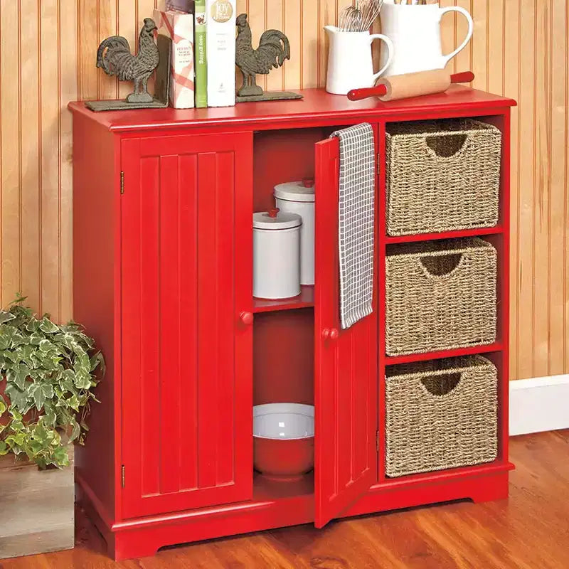 Mobile buffet con perline - Credenza con contenitore